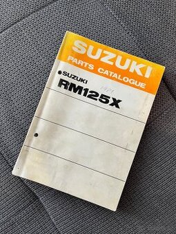 Suzuki RM125X 1981 katalog dílů