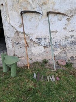 Kosy na trávu, toulec, brusky, nalepovací kosy - 1