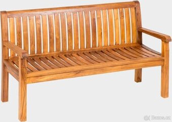 Zahradní lavice TEAK - masivní- nová