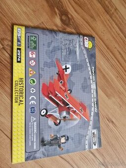Letadlo Red Baron s návodem v neoriginál krabici za Toffifee