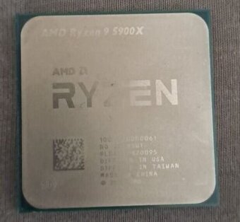 CPU AMD Ryzen 9 5900X, 12C/24T, TDP 105W, bez chladice