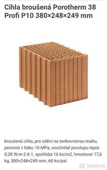 Broušená rakouská cihla