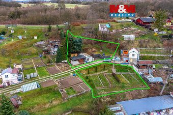 Prodej chaty, 26 m², Kadaň, zahrada 1 297 m²