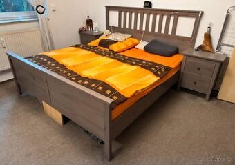 POSTEL IKEA HEMNES 180200 S NOČNÍMI STOLKY