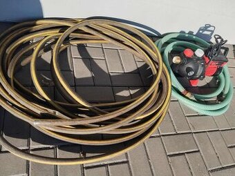 Zahradní čerpadlo, nové + sací hadice a 25m hadice 3/4