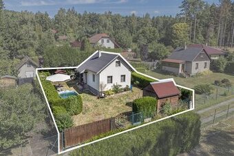 Prodej chaty, 74m2, zahrada 283m2, Velké Popovice - 1