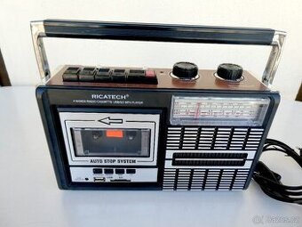 Nový radiokazetofon zn. Ricatech, nepoužitý