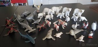 Schleich arktida tuleň tučňák sova papuchalk žralok