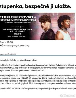 Ben & Sofian 22.12.2025 koncert