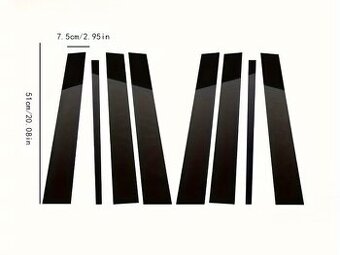 Lišty oken BMW X5 E53 (2000–2006)