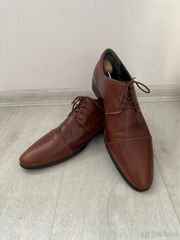 Kožené pánské boty Bandi Derby - vel. 42