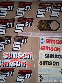 Simson,MZ,Ifa samolepky