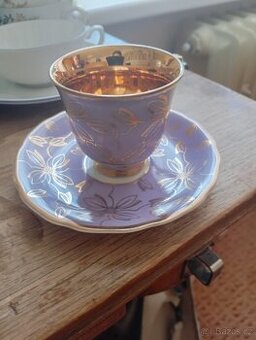 Čajový hrneček s podšálkem