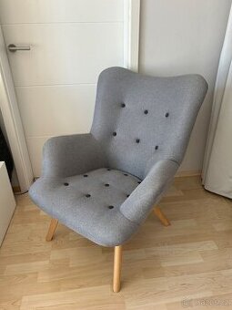 Křeslo ušák šedé