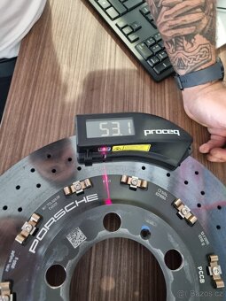 Prodám přední PCCB 911 GT3 RS 991.1 kotouče + destičky