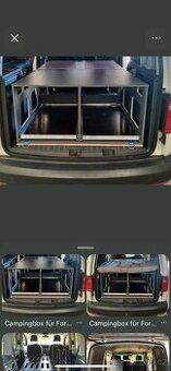 Ford tourneo custom - vestavba - postel