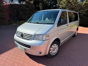 VW Caravelle T5 1.9 TDI 75kW,Long,8.Míst,Tažné,Klima,Senzory