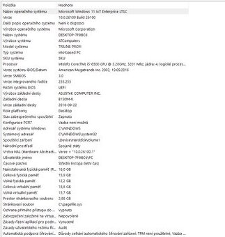 repasovaný značkový PC TRILINE 16GB