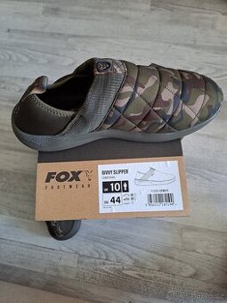 FOX - Pantofle Camo Khaki Bivvy Slippers vel. 44