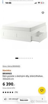 Postel ikea 160/200