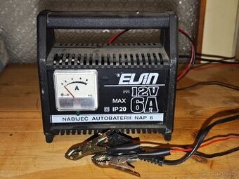 Nabíječka autobaterií NAP 6. 12V/6A ELSIN