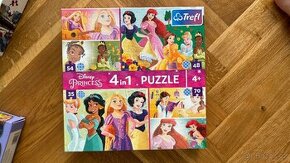 Disney princess puzzle Trefl 4v1