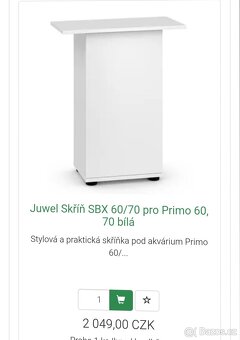 Nová skříňka pod akvárium juwel