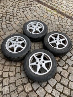 Alu kola 4x108 celoroční pneu 175/65 R14 Peugeot 206