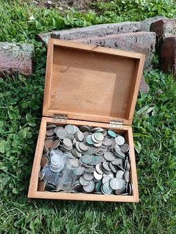 Velká sbírka československých mincí – 931 ks (1 Kčs, 2 Kčs,
