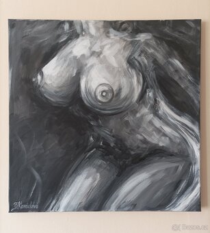 Akt 50x50, DOPRAVA ZDARMA