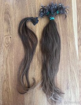 Vlasy na predlžovanie - keratin