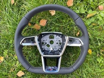 AUDI A6 C8 Q8 S8 SQ8 VOLANT kozeny zkoseny perforovana koža