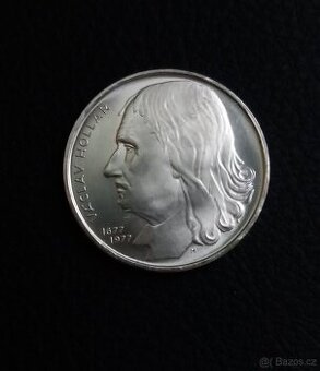 100 Kčs výročí úmrtí Václava Hollara 1977