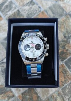 Nový, sportovní chronograph, (strojek Seiko VK64, 100M - 1
