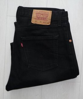 Černé pánské džíny Levis, vel. W34 L32