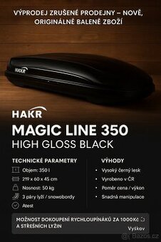HAKR Magic Line 350 High Gloss Black