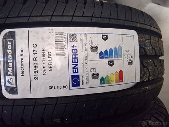 Letní pneu 2x  215/60 R17 C
