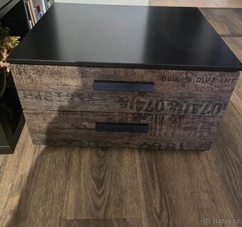 2x Noční stolek Sumatra – Vintage Brown