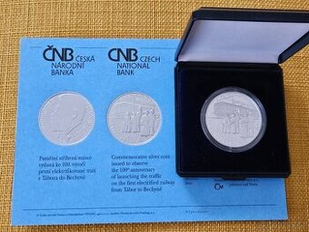 200 Kč 2003 100. výročí první eletrifikované trati -PROOF