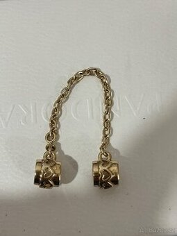 Zlatý bezpečnostní řetízek Pandora 585