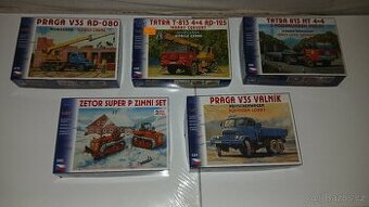 Model 1-87 Tatra 813 2x, Praga 2x + Zetor