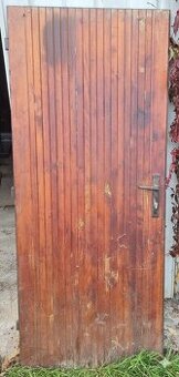 Vchodové dveře masiv borovice 80 pravé borovice