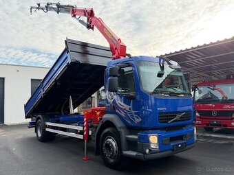 Volvo FL260 třístranný sklápěč hydraulická ruka Palfinger