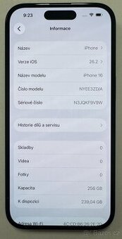 Apple IPhone 16 256GB Black