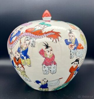 Čínská porcelánová dóza