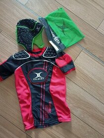 Ragby helma a triko Gilbert 10-12 let