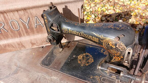 Šicí stroj Frister & Rossmann historický starožitný