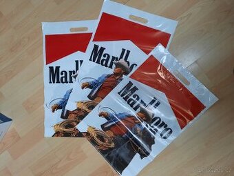 Marlboro originál igelitové tašky, nové - nepoužité - 3 ks