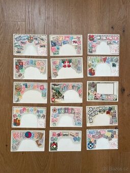 Staré pohlednice z různých zemí