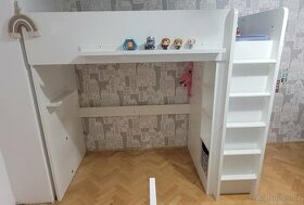 Vyvýšená postel se skříní IKEA Stuva - 1